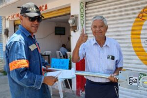 Autoridades supervisan instalación de tecnología LED en Tlahuelilpan