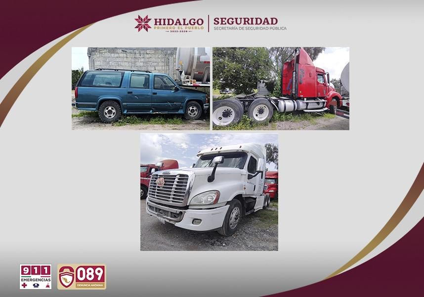 La SSPH asegura más de 26 mil litros de hidrocarburo en Atotonilco de Tula, como parte de un operativo de Seguridad.