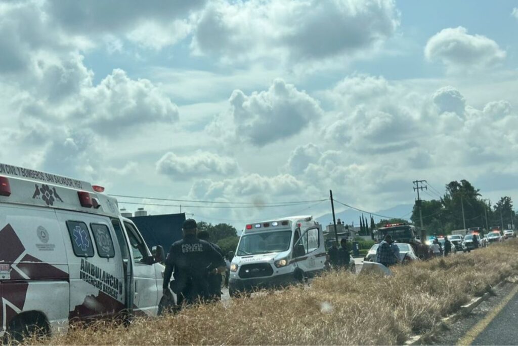Accidente en Actopan deja personas lesionadas y caos vial; esto fue lo que pasó