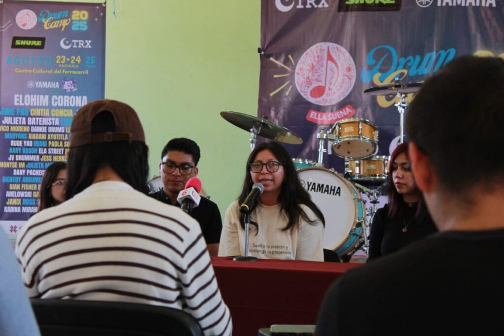 Drum Camp llega a Pachuca con talleres y conferencias para mujeres en la música
