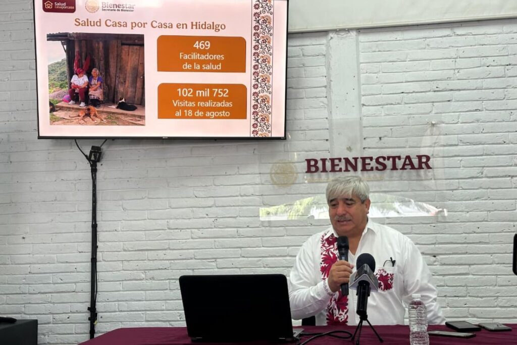 ¿Qué avances tiene Salud Casa por Casa en Hidalgo? Esto dijo Abraham Mendoza Zenteno