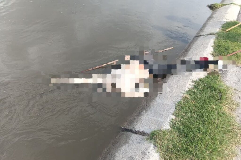 Hallan en Tezontepec de Aldama un cuerpo sin vida flotando en el canal Requena