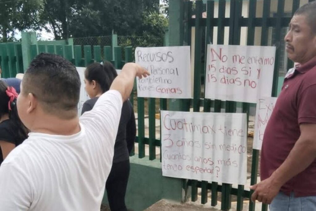 Cierran clínica del IMSS Bienestar en Tlanchinol por falta de médico; esto fue lo que pasó
