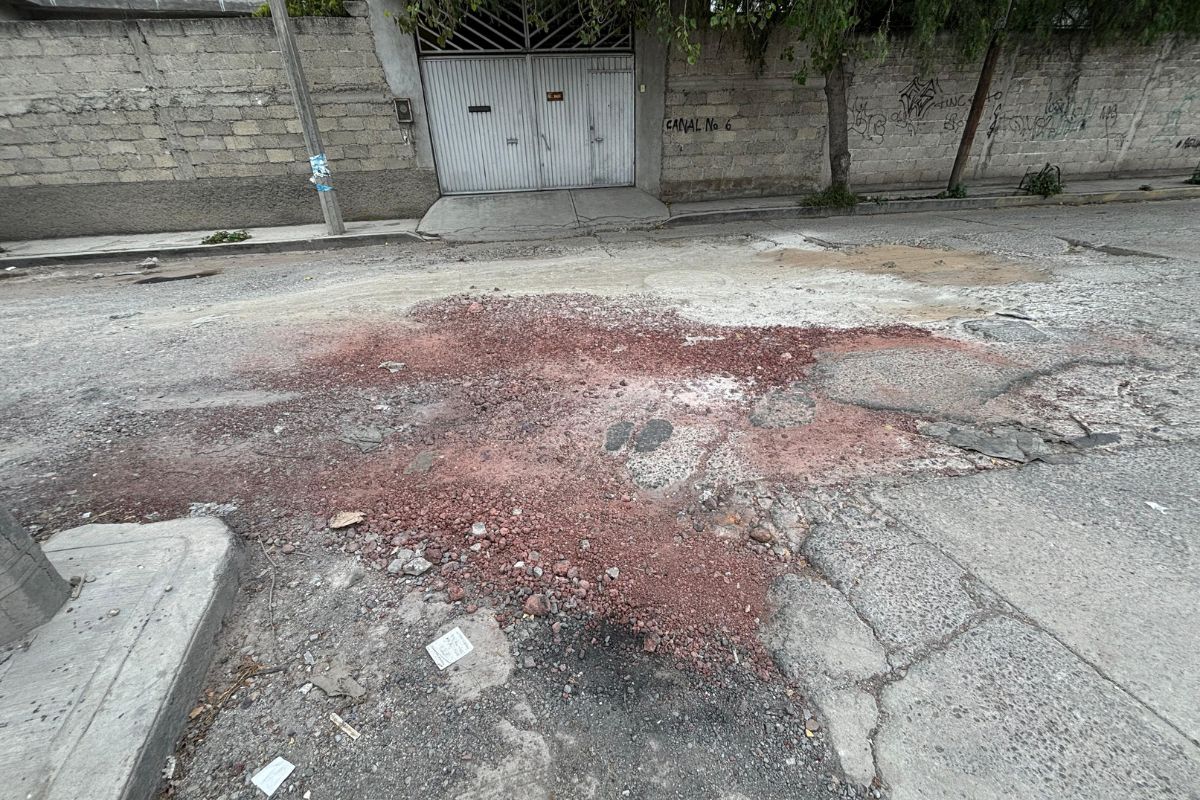Vecinos han intentado cubrir los baches, pero la circulación de vehículos hace que sea algo temporal | Foto: Luis Godínez