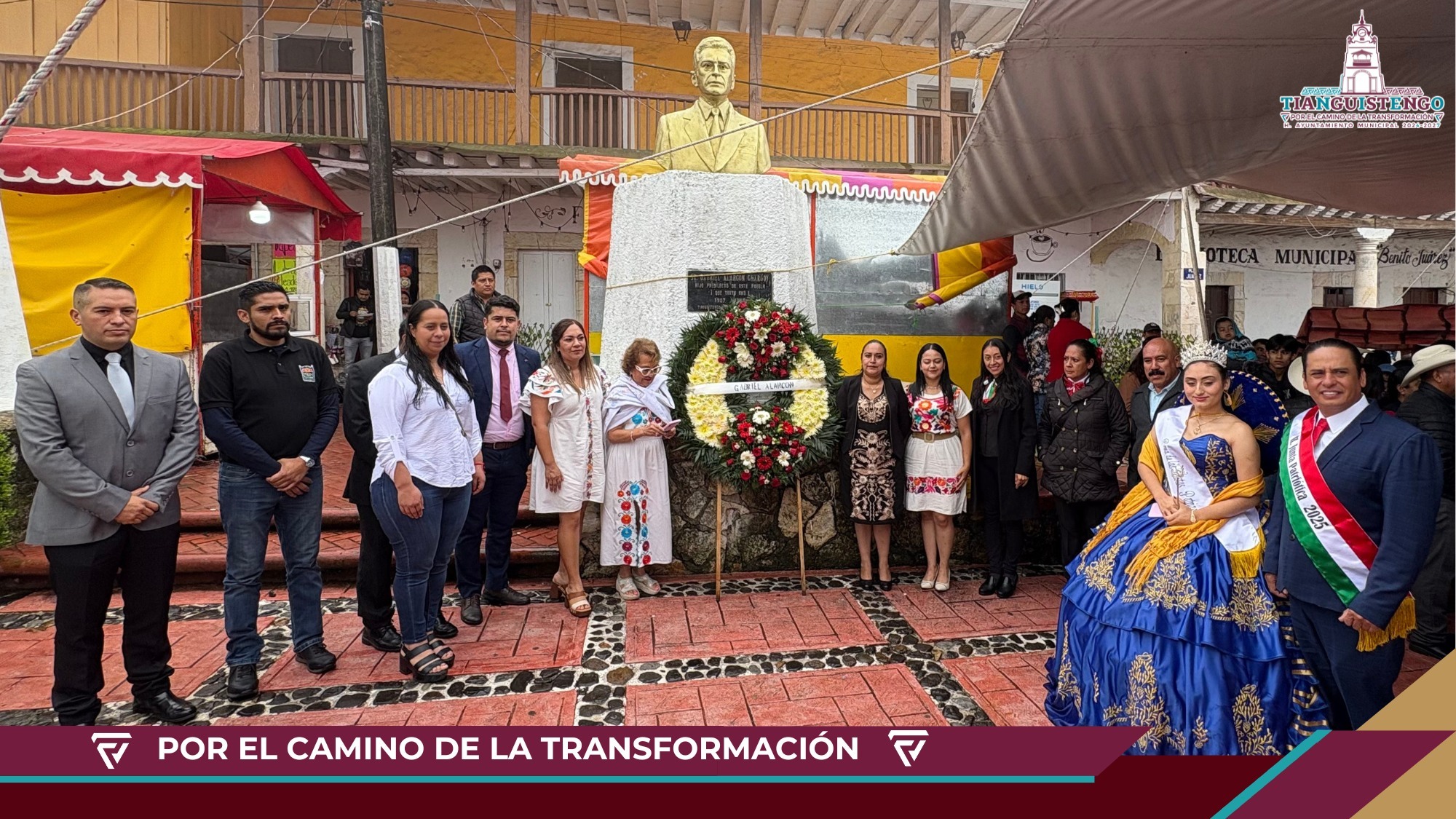 Tianguistengo celebró con desfiles el aniversario de la Independencia