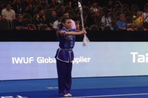 Con más de 9 puntos en dos rutinas, Virginia Rivera hace historia en Brasilia y se consolida como referente del wushu mexicano