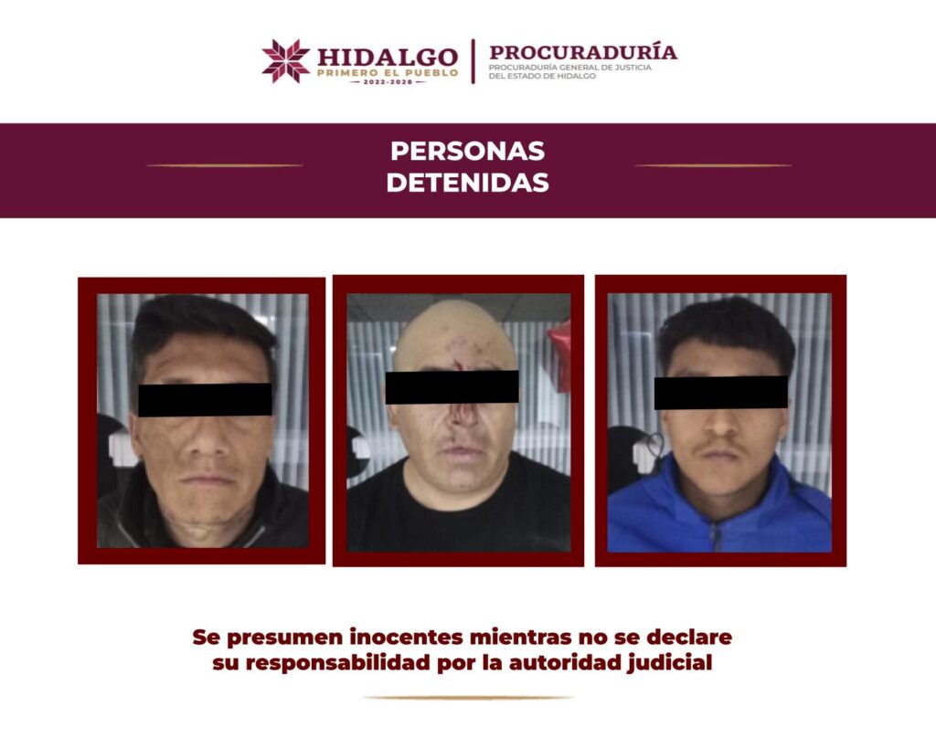 Tres personas detenidas tras tiroteo en Tula de Allende