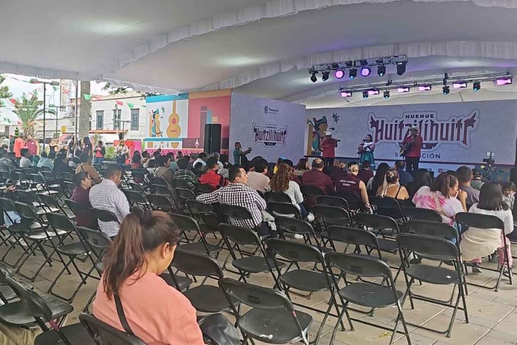 En Tizayuca, este viernes se inauguró la quinta edición del festival Huehue Huitzilíhuitl