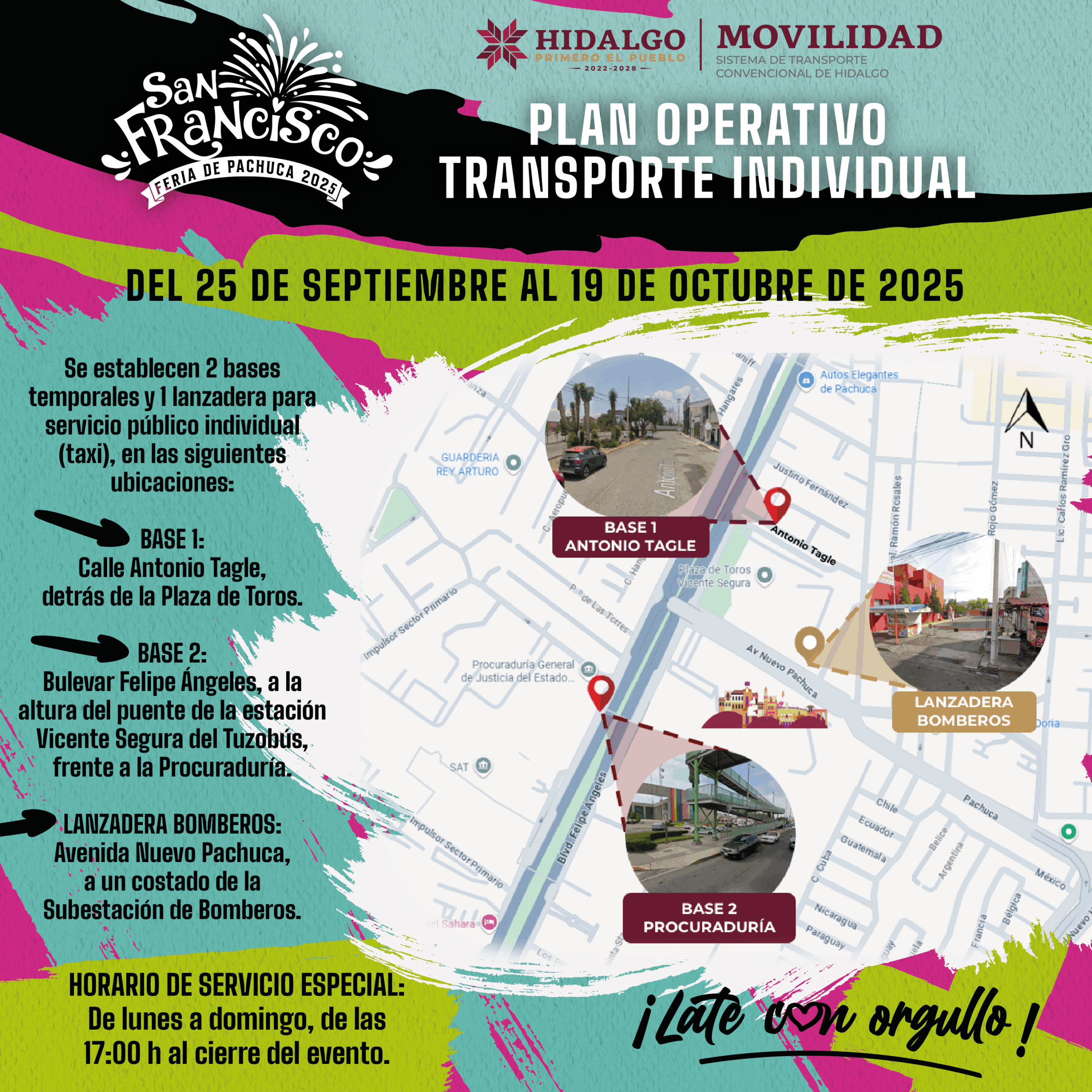 El Tuzobús implementó un horario extendido por la Feria de Pachuca