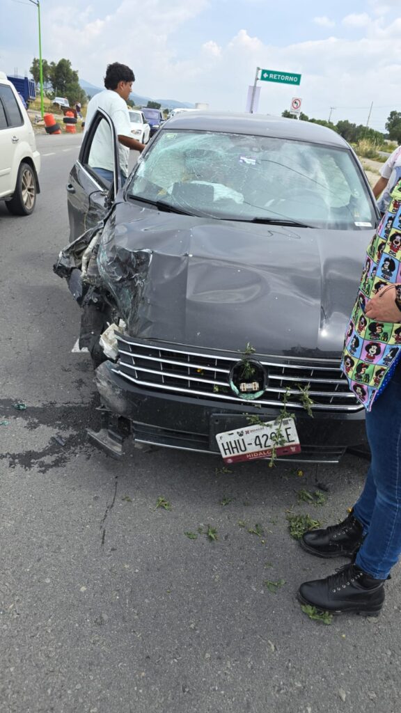 La Pachuca-Sahagún volvió a registrar un accidente con transporte público