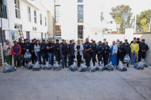 Norma Leticia Reyes entrega equipo a Seguridad Pública en Tlahuelilpan