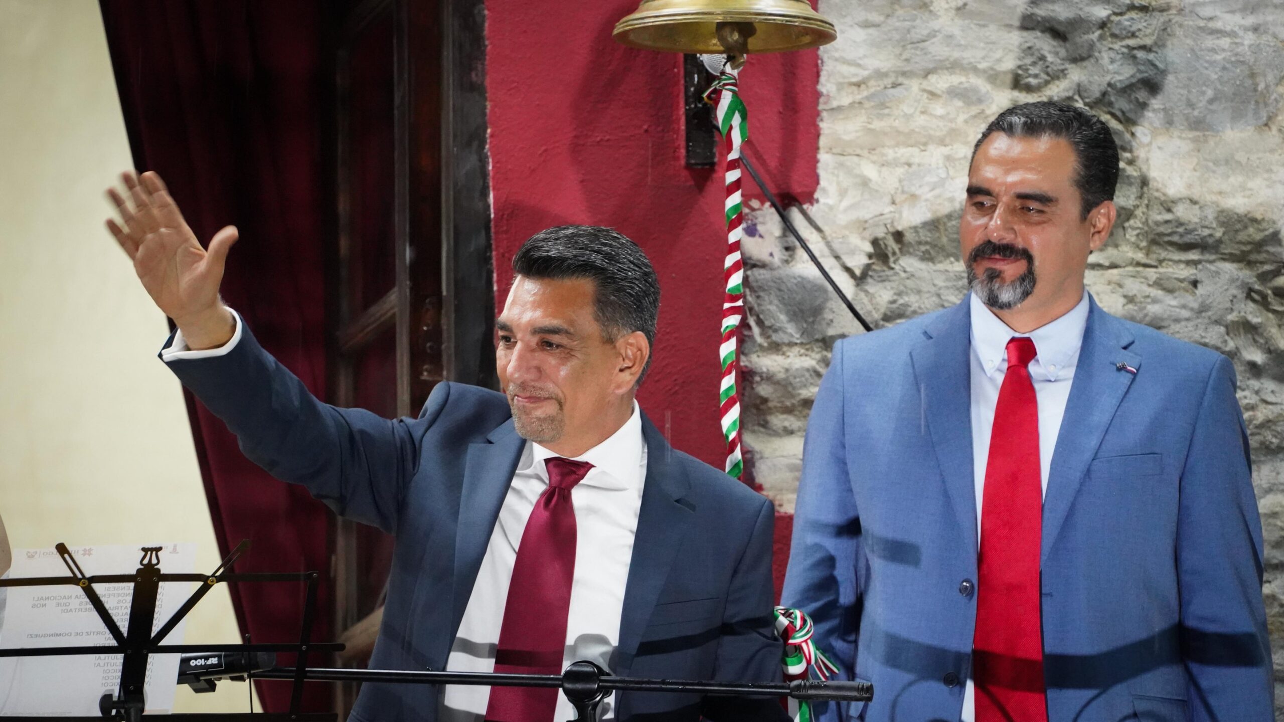 Autoridades locales y militares participaron en el acto cívico en Huejutla