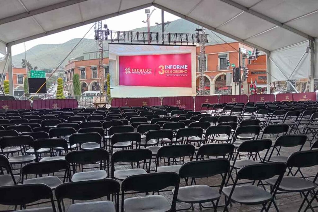 Plaza Juárez, será por segunda vez el epicentro del informe de Julio Menchaca, pues en 2023 ahí fue la sede para el evento protocolario.