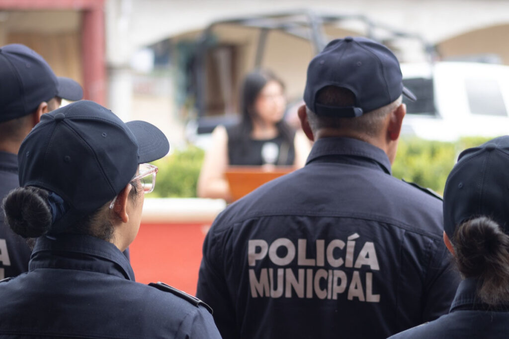 Cuerpos de seguridad acordonaron el área en Mineral de la Reforma