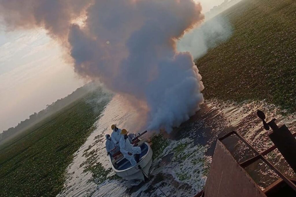 Cerca de 3 mil casas de 20 pueblos ribereños a Endhó, las que serán recubiertas con insecticida