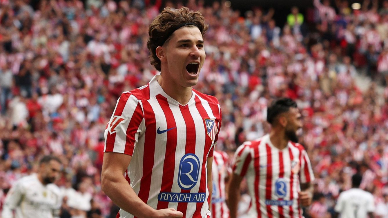 Julián Álvarez lidera al Atlético en triunfo 5-2 frente al equipo blanco