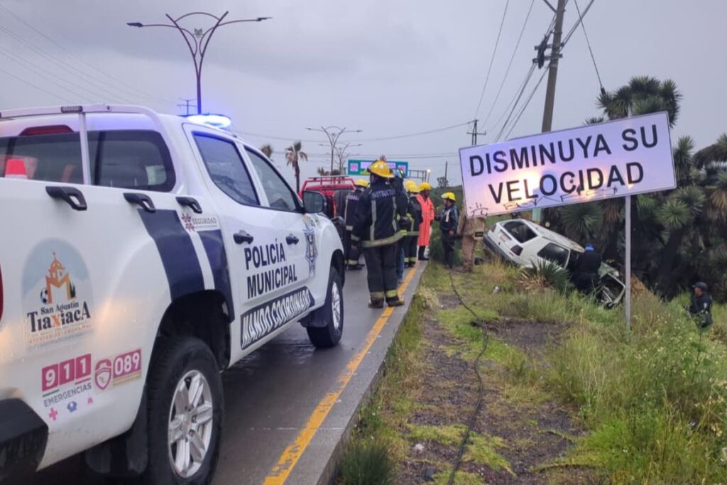 Percance vial en la Pachuca-Actopan deja un saldo de tres lesionados; esto fue lo que ocurrió