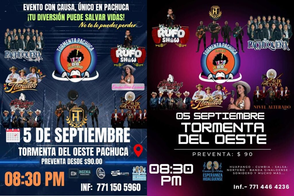 Pachuca será el escenario de un evento con causa; ¿qué artistas vendrán este viernes?