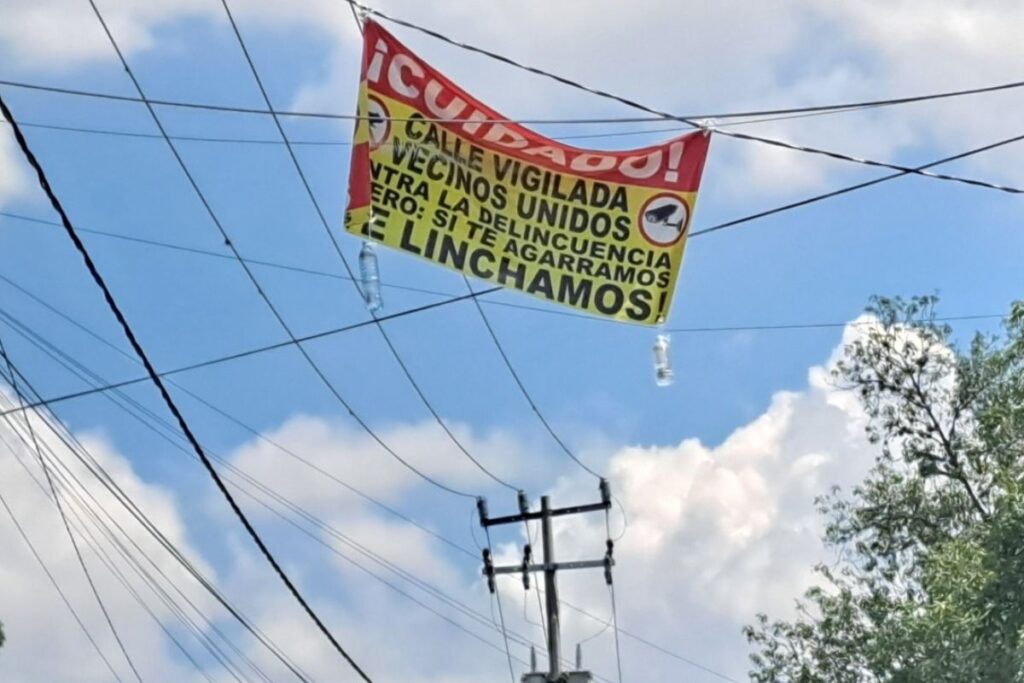 Vecinos de Tula se unieron para tratar de combatir la inseguridad de esta manera