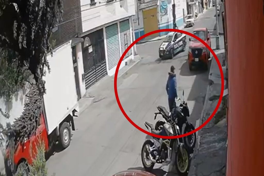 Captan en Tulancingo a sujeto que intentaba robarse una motocicleta; ¿fue detenido?
