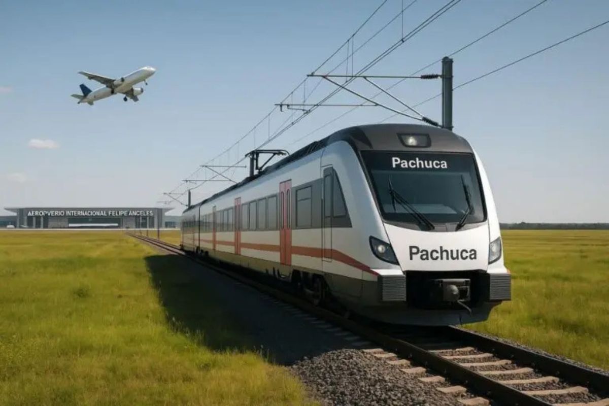 El proyecto del tren AIFA-Pachuca es impulsado por el gobierno federal | Foto: Especial