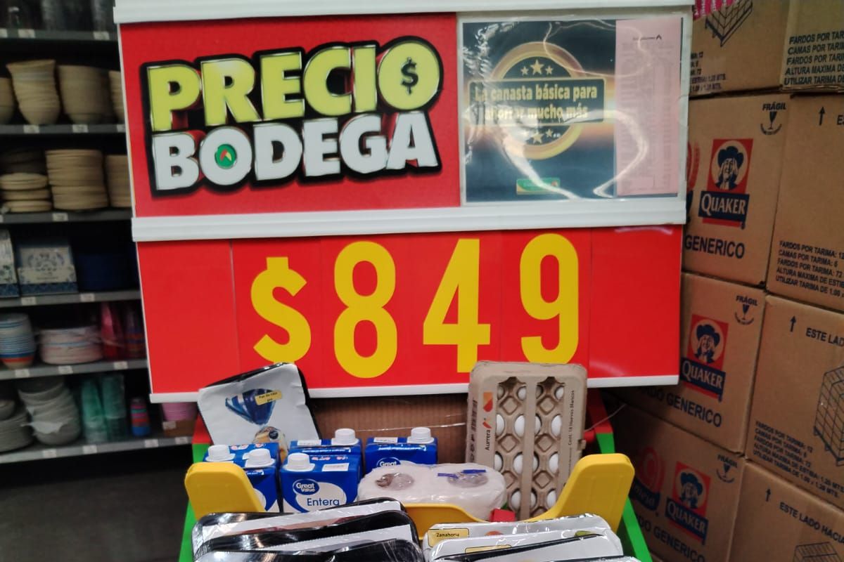 El monto corresponde al valor total de los 24 productos considerados como esenciales por la Profeco | Foto: Lizania Zavala