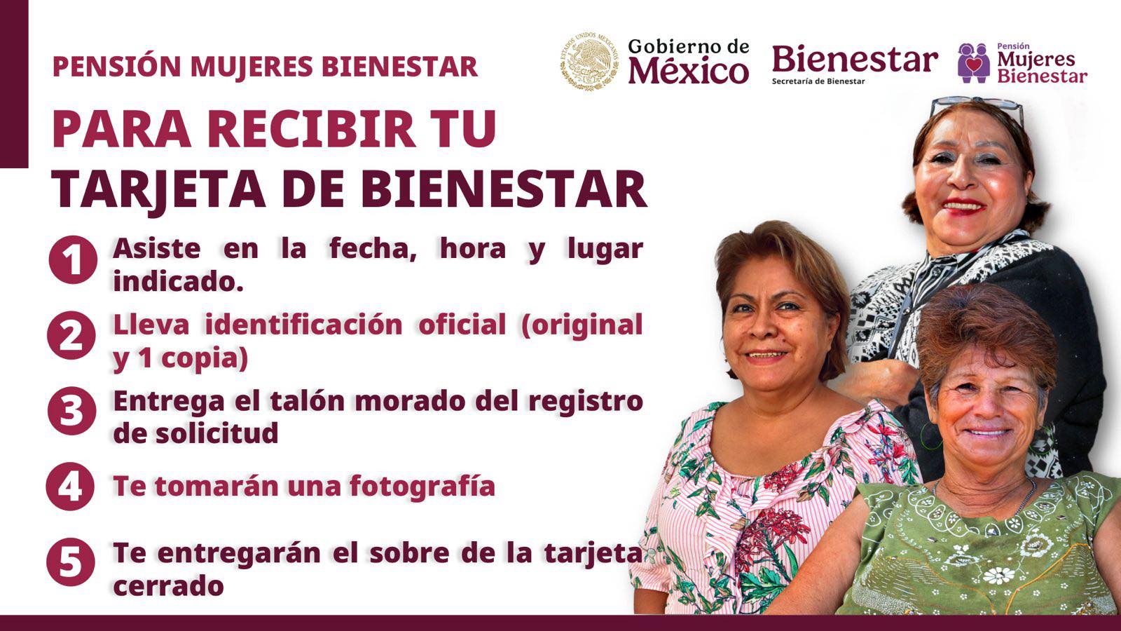 La entrega de tarjetas del programa Pensión Mujeres Bienestar contribuye a la independencia económica de las mujeres en México.
