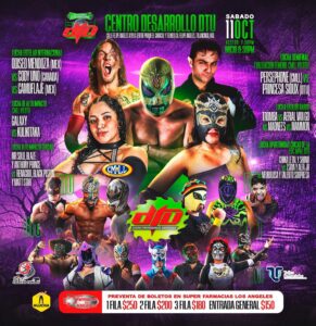 El Centro de Desarrollo DTU se prepara para recibir una noche de lucha libre con figuras locales e internacionales