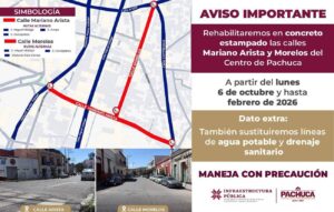 El proyecto incluye la sustitución de las líneas de agua potable y drenaje sanitario para una mayor durabilidad de los servicios