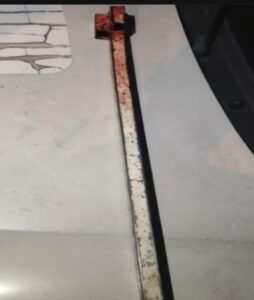 Arma que utilizó el presunto homicida