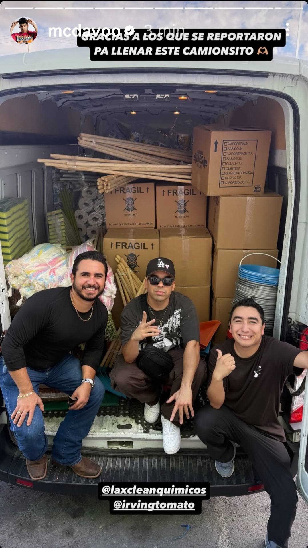 El rapero ya hizo llegar un camión de víveres a las familias de Veracruz