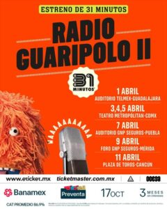“Tulio Triviño y Juan Carlos Bodoque en escena” — imagen promocional del show 31 Minutos