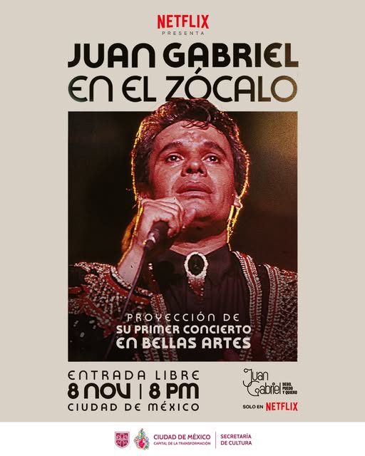 Netflix rinde homenaje a Juan Gabriel con la proyección de su icónico concierto