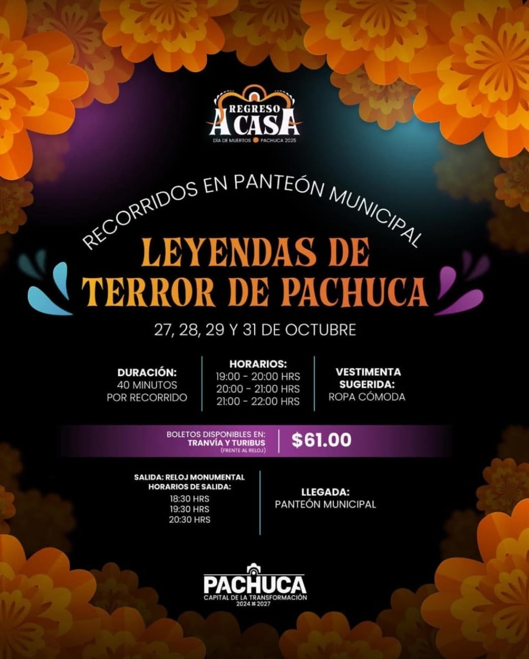 El Panteón Municipal será el escenario central de las leyendas de terror de Pachuca