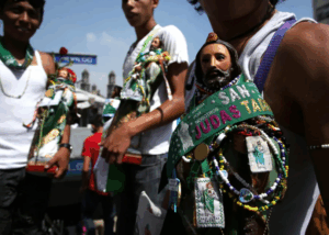 Jóvenes y familias de Hidalgo agradecieron milagros al santo de las causas difíciles.