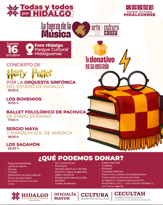 Las presentaciones como el concierto de Harry Potter son solo una muestra del gran talento que se presentará este 16 y 17 de octubre