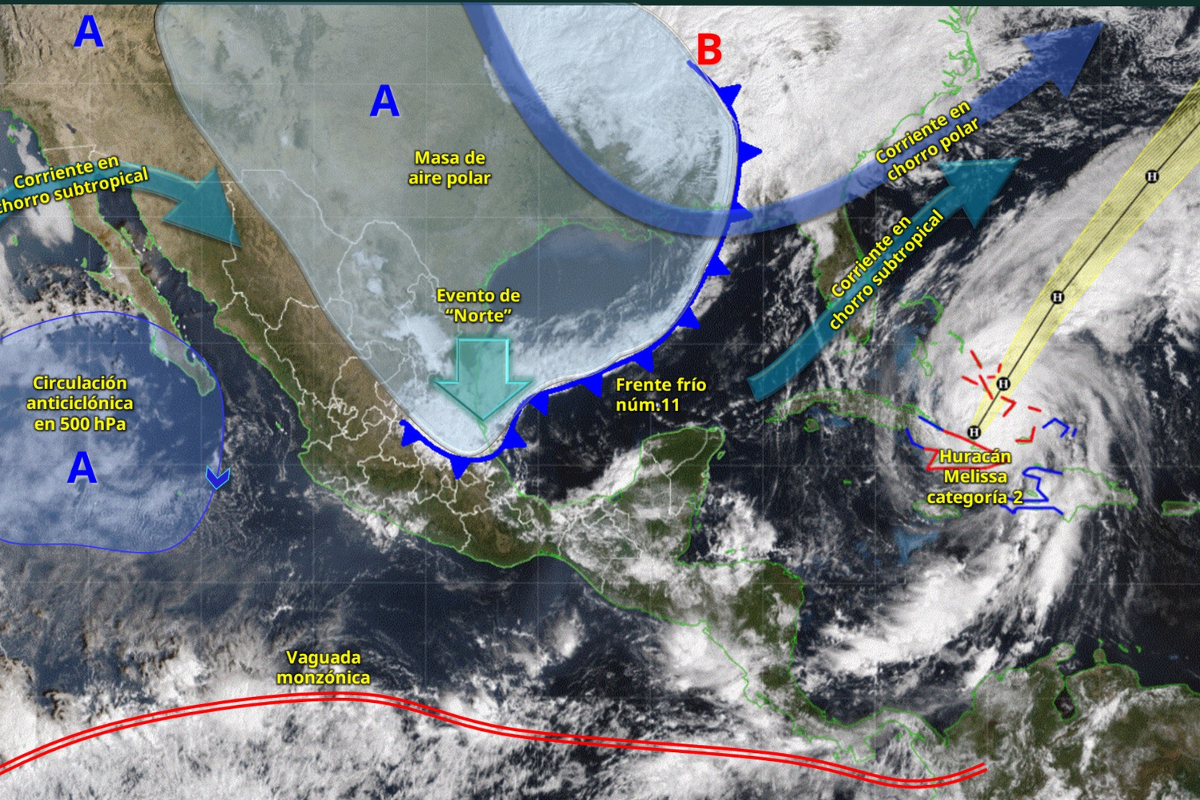 En zonas altas de Hidalgo podrían registrarse heladas por debajo de los 0 °C