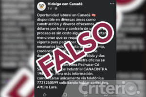 Estos anuncios fraudulentos solicitan información personal y depósitos de dinero bajo el pretexto de trámites migratorios para supuestos empleos en Canadá o Estados Unidos