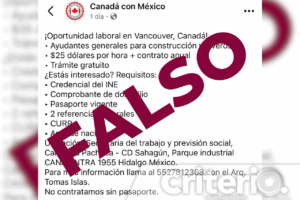 La Secretaría del Trabajo informó que los fraudes laborales suelen incluir logotipos oficiales, documentos falsos y promesas de estabilidad, con el fin de dar credibilidad a las estafas