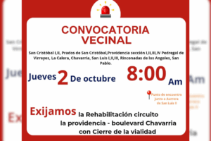 La manifestación partirá a las 8:00 AM desde el Aurrera de San Luis II, afectando el flujo vehicular de la zona y buscando visibilizar la exigencia ciudadana
