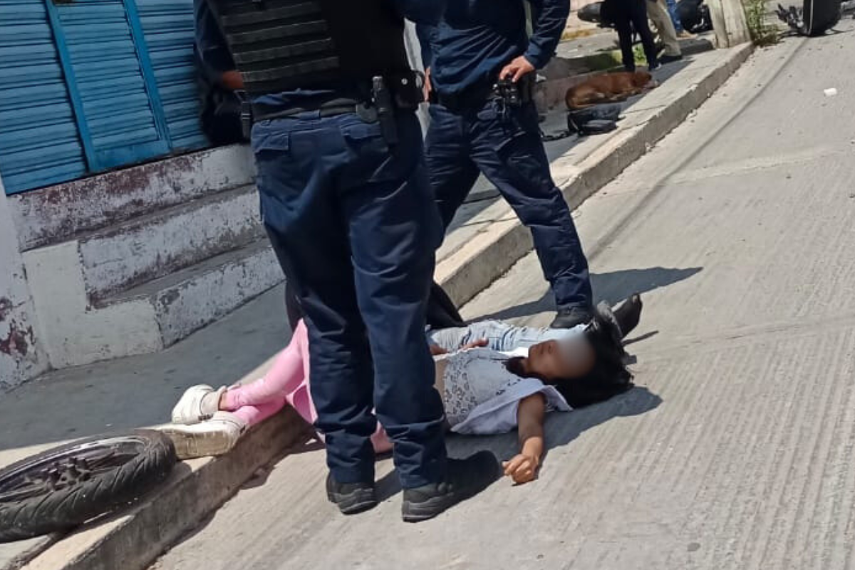 Tulancingo: Motocicleta robada asegurada tras percance vial
