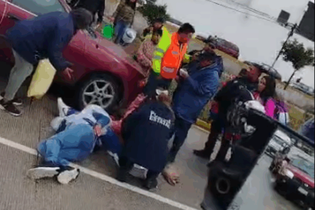 Servicios de emergencia atendieron a un lesionado tras ser atropellado en el bulevar Minero