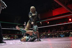 Tiffany lanzó un mensaje directo: va por la máscara de Aero Queen en la arena Neza.