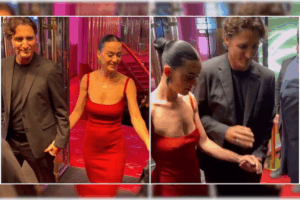 La pareja fue sorprendida saliendo del teatro Crazy Horse y abordando una camioneta negra tras el espectáculo