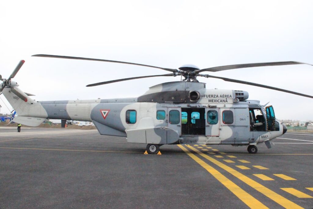 Helicópteros con víveres despegaron de Hidalgo hacia las comunidades más afectadas