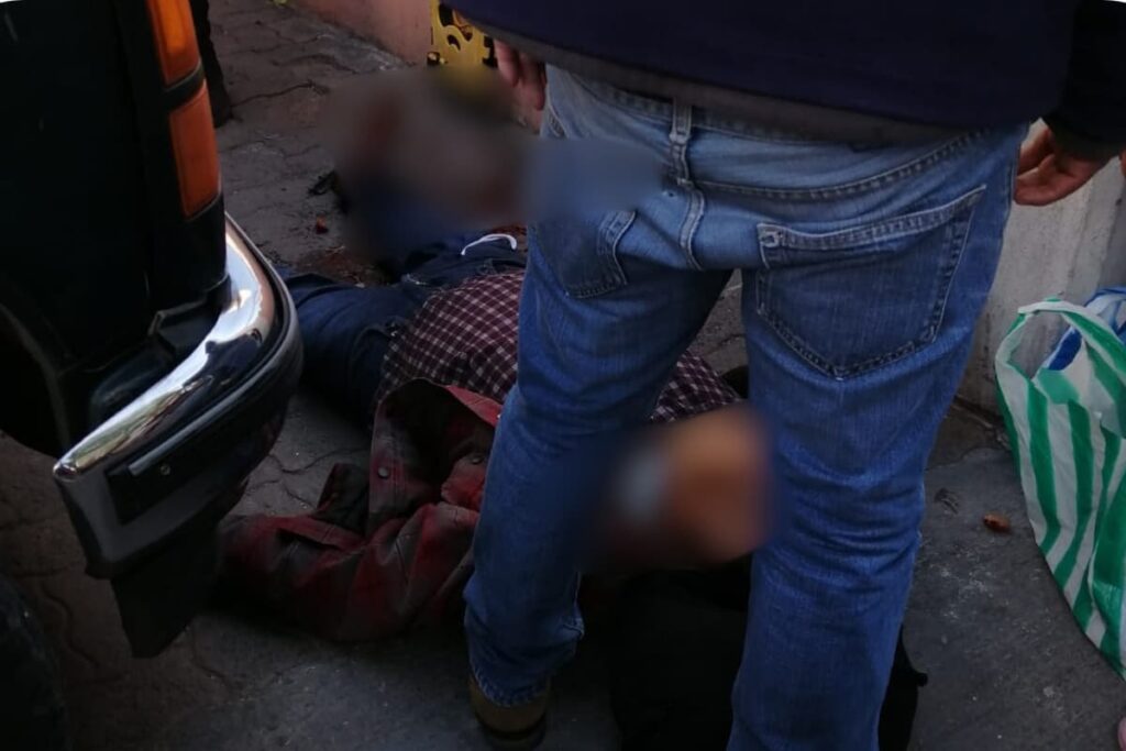 El accidente ocurrió frente a la iglesia de la Asunción en Pachuca