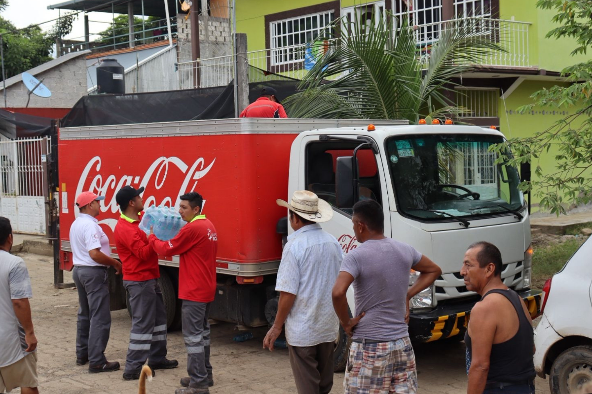 Grupo Rica Coca-Cola activa Centros de Acopio en Hidalgo y Puebla.
