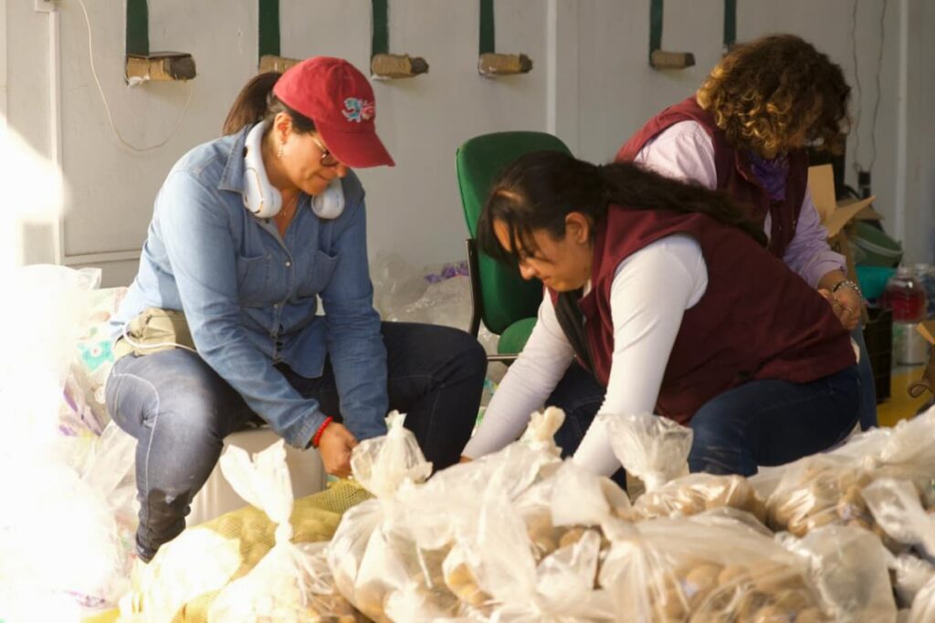 La donación de papa desde Metztitlán refuerza las acciones de apoyo en comunidades damnificadas