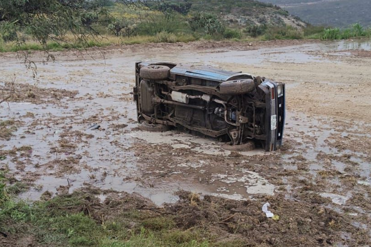 Ixmiquilpan: cinco lesionados tras un accidente vial en Orizabita