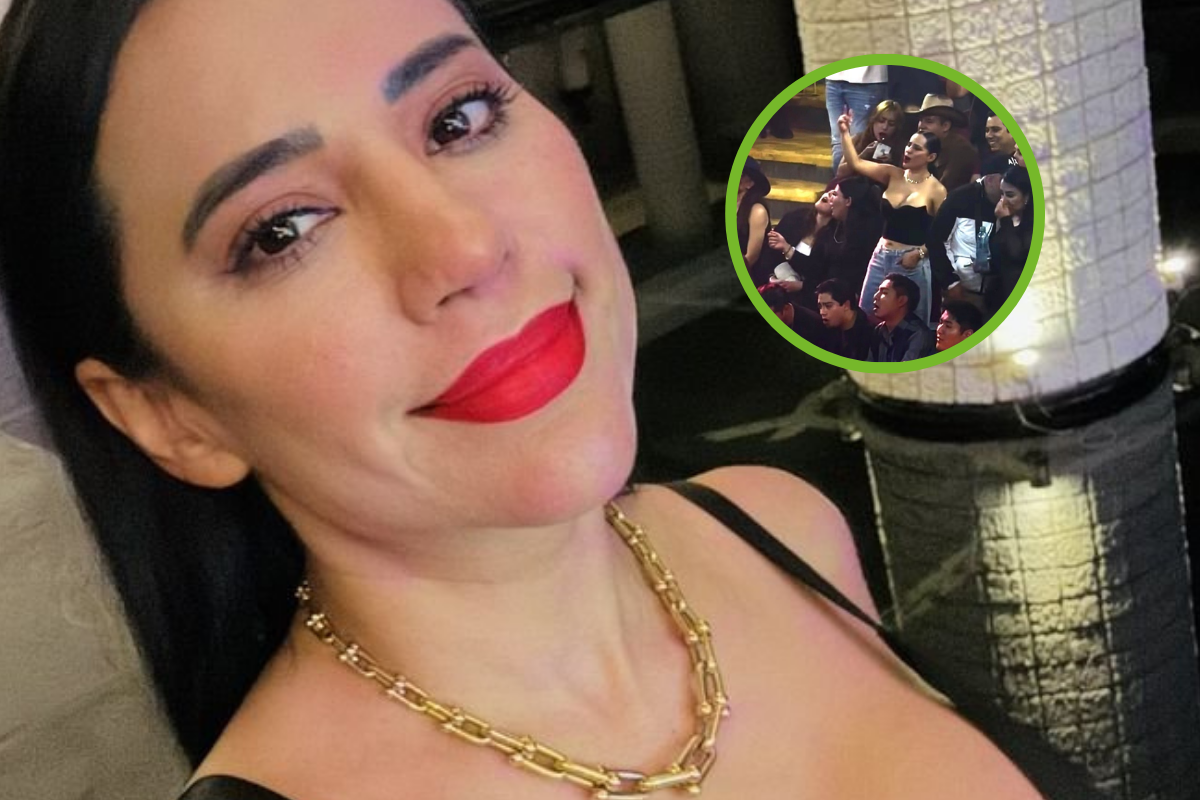 Sandra Cuevas asistió al concierto de Julión Álvarez en el palenque de la Feria de Pachuca 2025.
